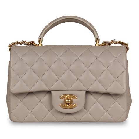 chanel flap bag with top handle mini|Chanel mini flap bag rectangular.